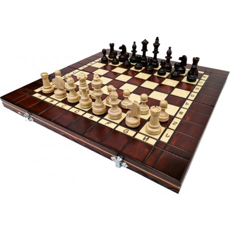 Professional Tournament Chess / Burned 40x40 cm (S-11 / W / W)