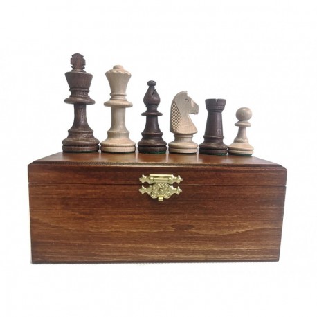 Chess Staunton No 5 in wooden case (S-5)