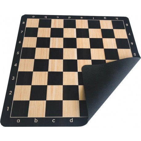 Chessboard No. 6 made by Vinyl, rolled - wood imitation (S-36/wood)