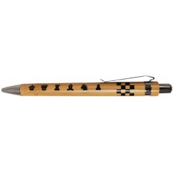 Bamboo Pen with overprinted chess symbols (A-143)