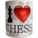 Ceramic Mug "I LOVE CHESS" (A-55)