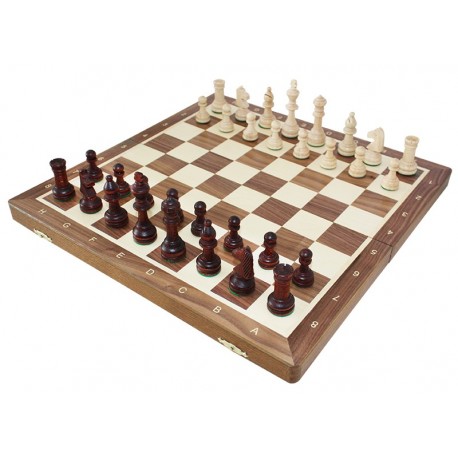 Chess Tournament no. 4 Inlaid Walnut (S-11/walnut)