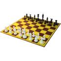 10x Set of Plastic pieces no. 6 + Carton chessboard (Z-16)