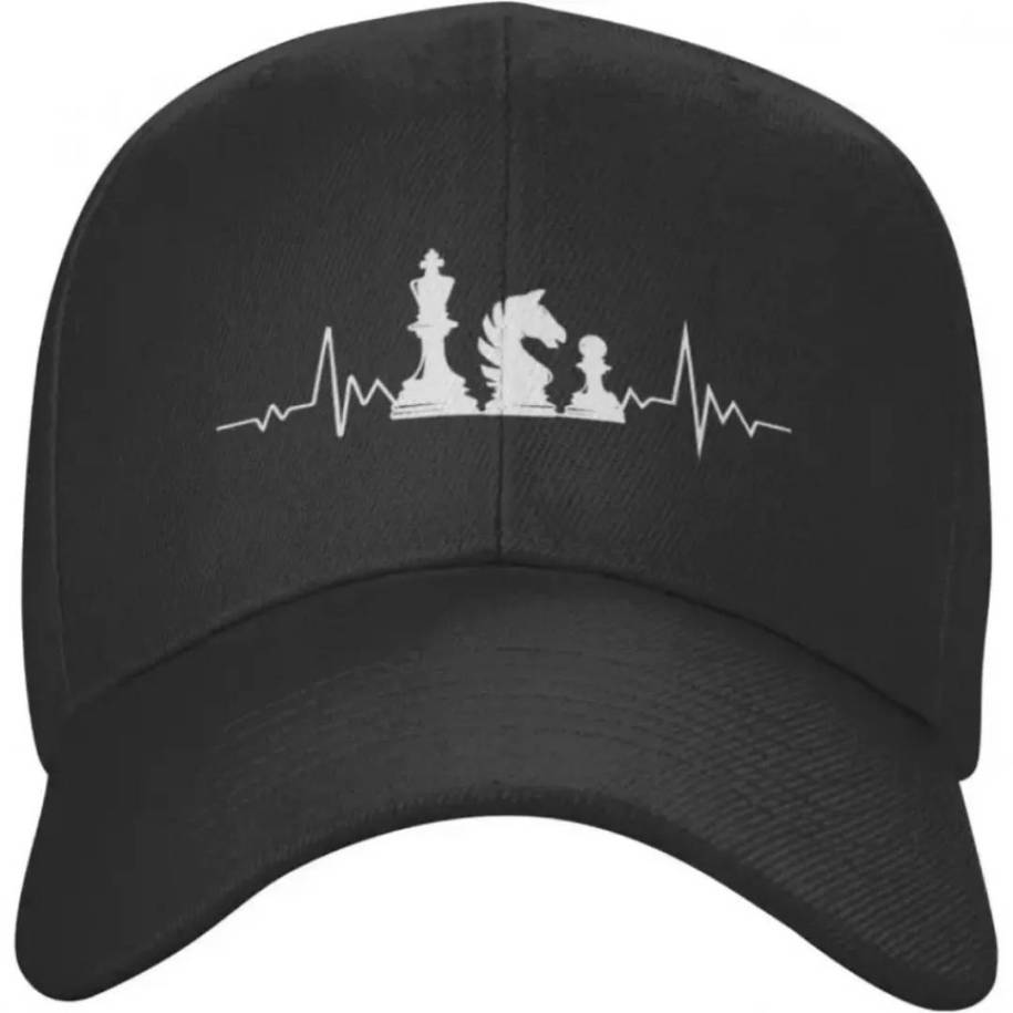 Chess Print Baseball Cap (A-182)