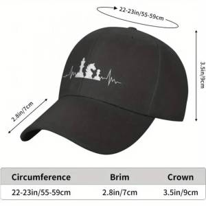 Chess Print Baseball Cap (A-182)