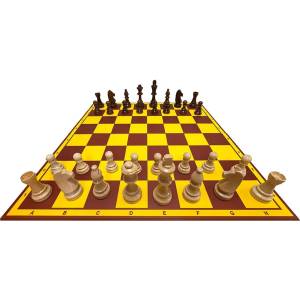 Wooden Chess Pieces - Staunton No. 6 - CAISSA (S-234)