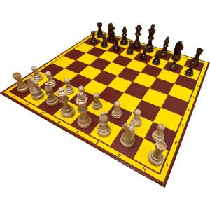 Wooden Chess Pieces - Staunton No. 6 - CAISSA (S-234)