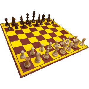 Wooden Chess Pieces - Staunton No. 6 - CAISSA (S-234)