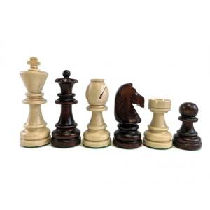 Wooden Chess Pieces - Staunton No. 8 in a plastic bag (S-10)