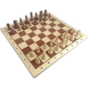 Wooden Chess Pieces - American Staunton No. 6 (S-75)