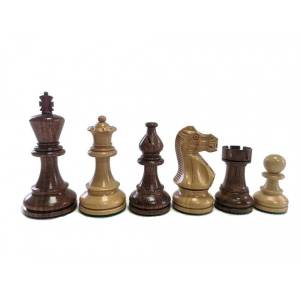 Wooden Chess Pieces - American Staunton No. 6 in a Exclusive Box - exotic wood (S-75/K)