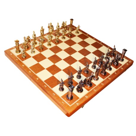 Chess Roman - metallized (S-16/BHB/M)
