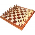 Chess Pieces No. 6 American / exotic wood / Brown (S-002/f)