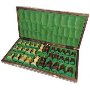 Ambassador Chess - cherry wood (S-13/cz)