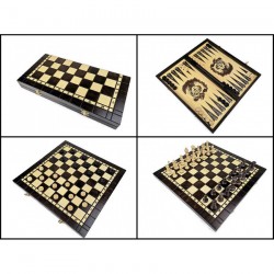 Backgammon, Chess and Checkers (O-0001/D)