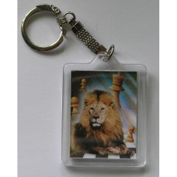Plastic Keyring with a picture of chess (A-43)
